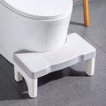 Ergonomic Bathroom Step | Height-Customized Poop Stool with Built-in Organizer