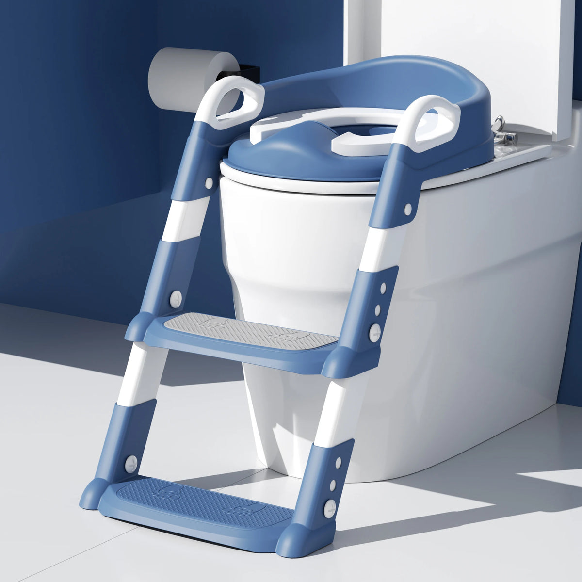 China Trendy Eco-friendly Soft Stair Infant Potty Pot Baby Toilet Seat for Potty Training