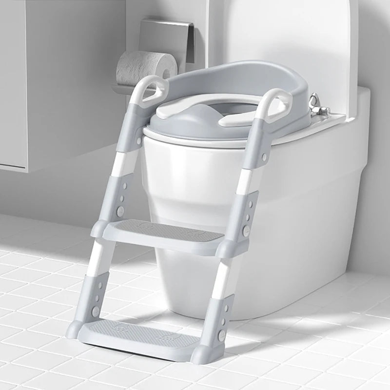 China Trendy Eco-friendly Soft Stair Infant Potty Pot Baby Toilet Seat for Potty Training