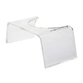 Acrylic Toilet Stool Potty Stool Clear Step Foot Toilet Stool Portable Seat for Women Men