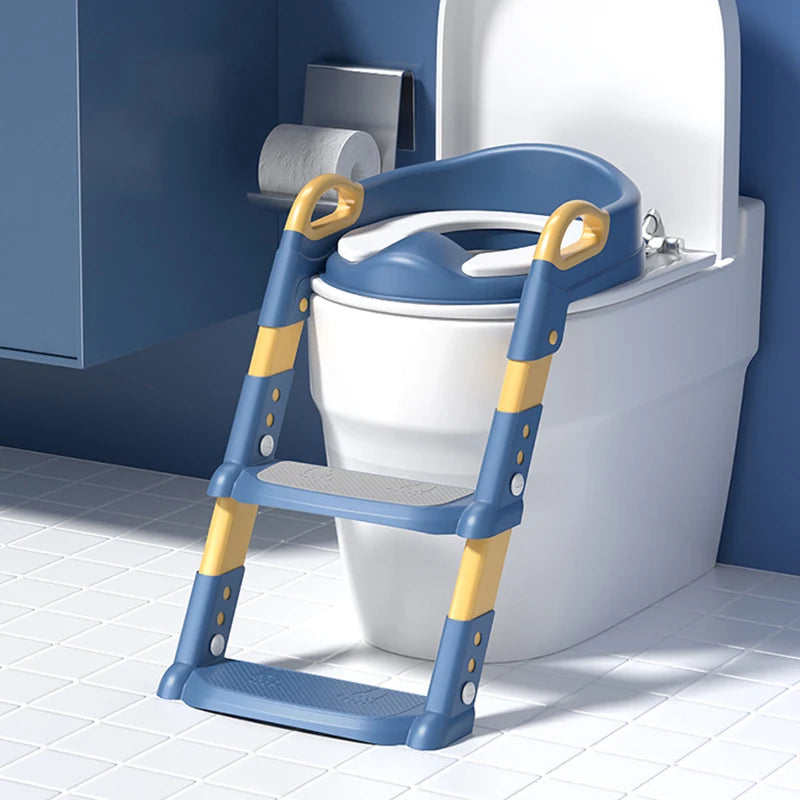 China Trendy Eco-friendly Soft Stair Infant Potty Pot Baby Toilet Seat for Potty Training