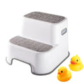 Modern Living Room Plastic Two Step Toilet Potty Training Chair Stool with Soft Grip for Children