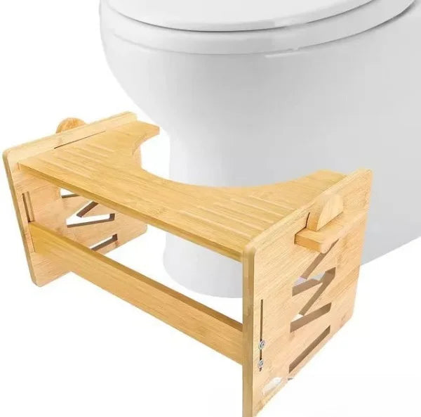 Creative Stool for Bathroom Furnitures Home Bamboo Squatty Potty Bamboo Toilet Step Stool