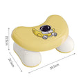 Xinhang Durable Household Plastic Toilet Stool Thickened Bathroom Footstool Strong Load-Bearing Astronaut Plastic Toilet Stool