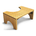 High Quality Household Anti-slip Bathroom Bamboo Foldable Toilet Squatting Foot Stool