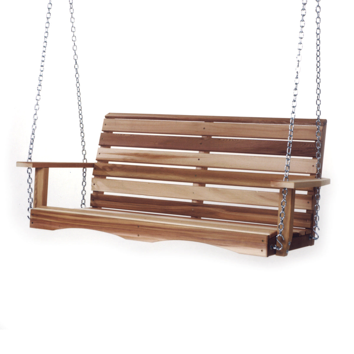 Cedar Porch Swing  - Handcrafted In Canada With Rot Resistant. Untreated. Western Red Cedar.