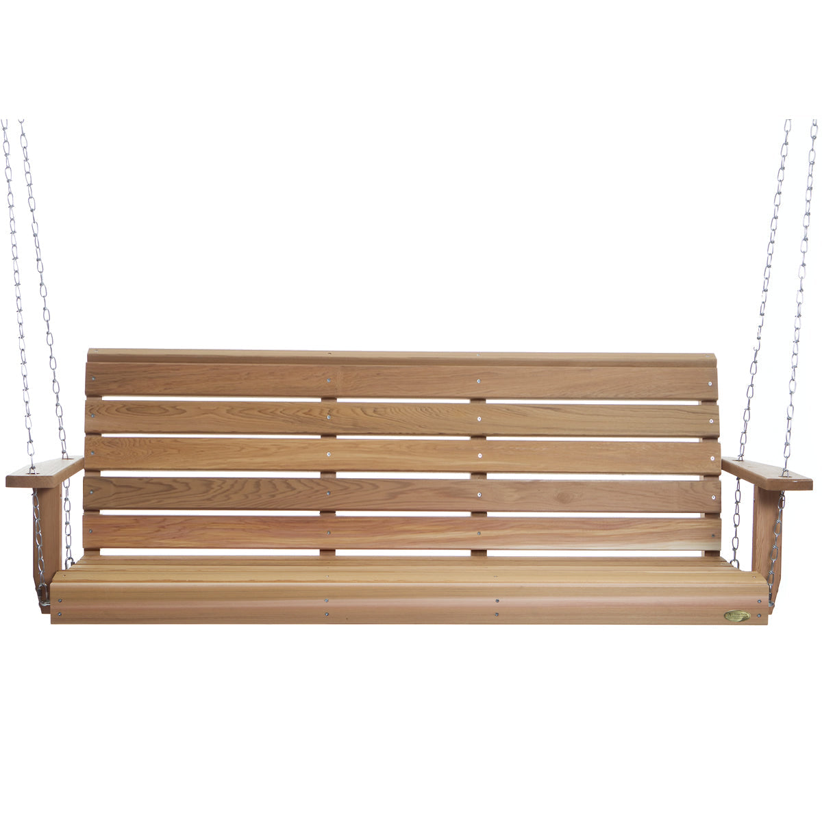 Cedar Porch Swing  - Handcrafted In Canada With Rot Resistant. Untreated. Western Red Cedar.