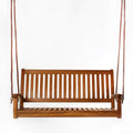 Teak Swing - 54W & Seats 2 - Natural Oils Provide Superior Weather & Insect Resistance