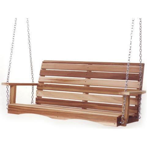 All Things Cedar Duncan Red Cedar 5 ft. Porch Swing