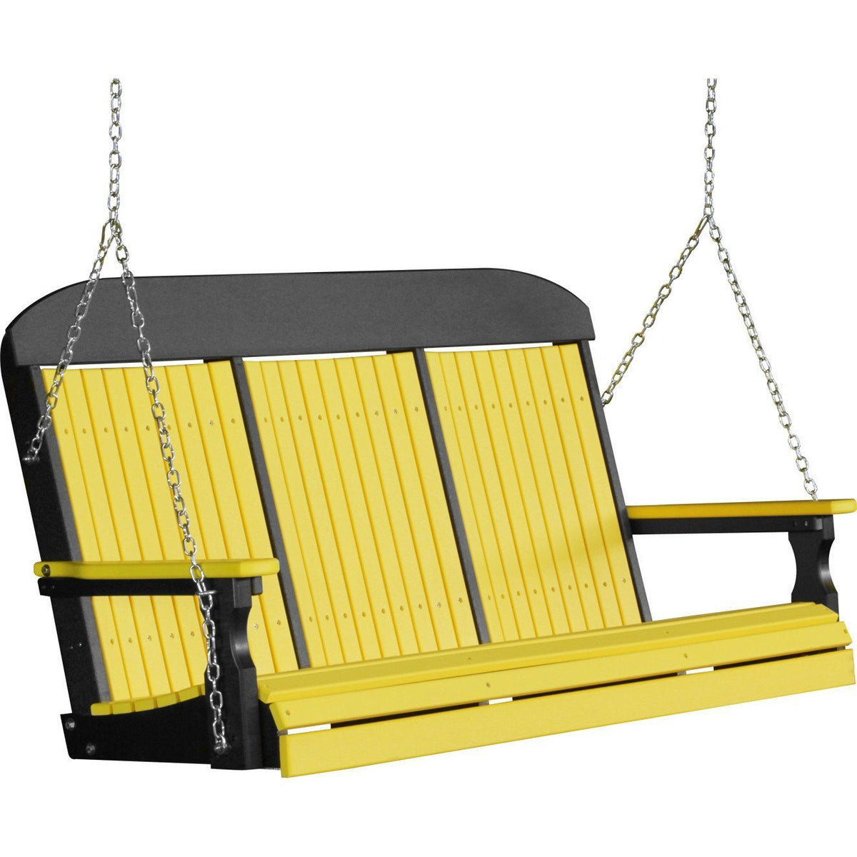Classic Highback 5ft. Recycled Plastic Porch Swing