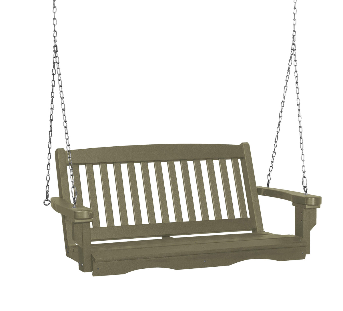 Classic 4 ft. Recycled Plastic Mission Porch Swing
