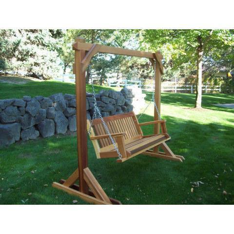 Wood Country 4ft. Red Cedar Porch Swing Stand