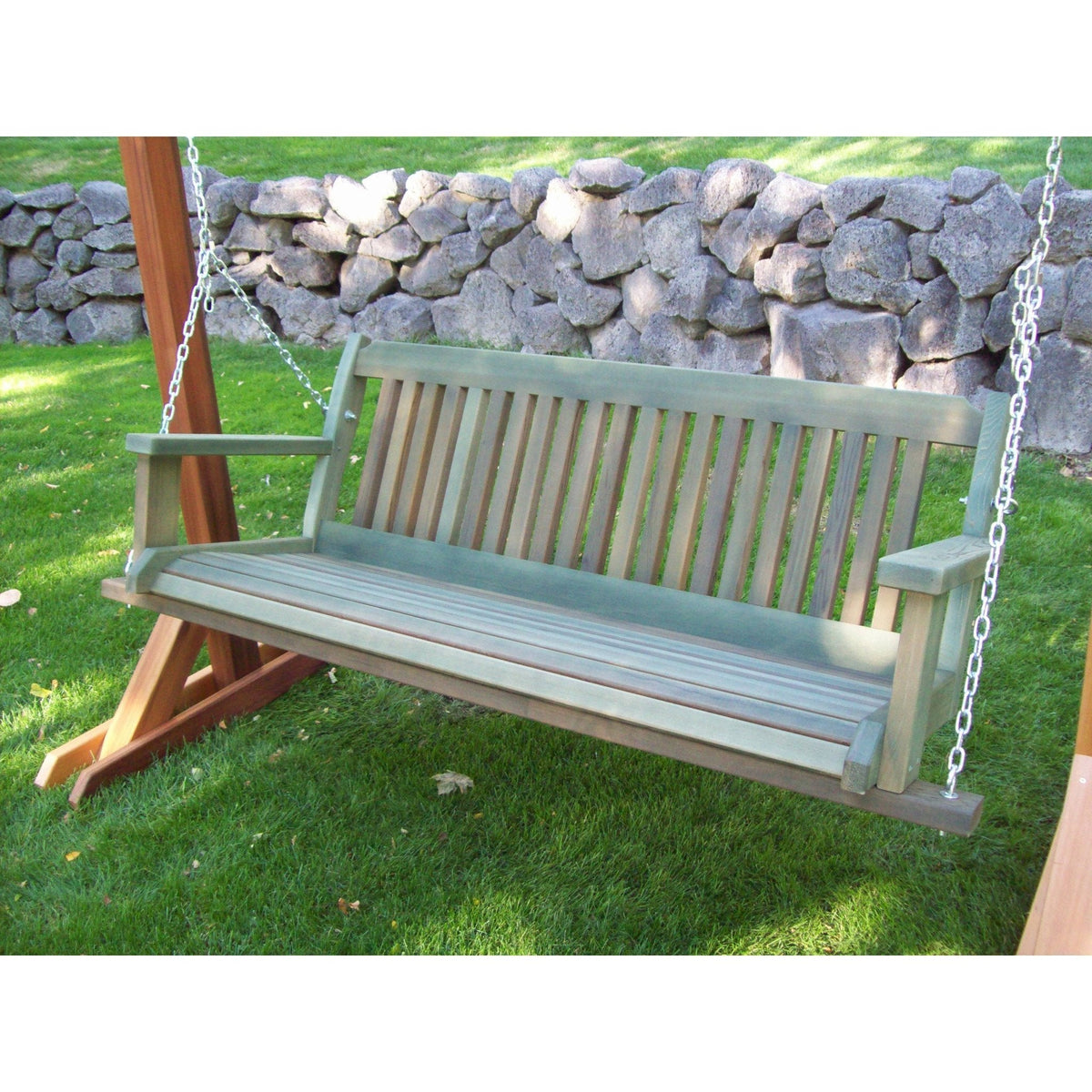 Wood Country Cabbage Hill 5ft Red Cedar Porch Swing